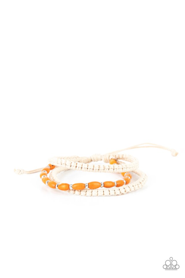 Refreshingly Rural - Orange - Paparazzi Bracelet Image