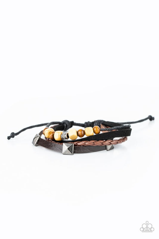 Solo Climb - Brown - Paparazzi Bracelet Image