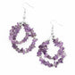 Canyon Rock Art - Purple - Paparazzi Earring Image