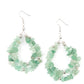 Canyon Rock Art - Green - Paparazzi Earring Image