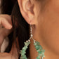 Canyon Rock Art - Green - Paparazzi Earring Image