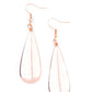 The Drop Off - Copper - Paparazzi Earring Image