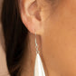 The Drop Off - Silver - Paparazzi Earring Image