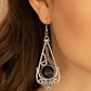 Canyon Climate - Black - Paparazzi Earring Image