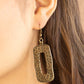 Primal Elements - Brass - Paparazzi Earring Image