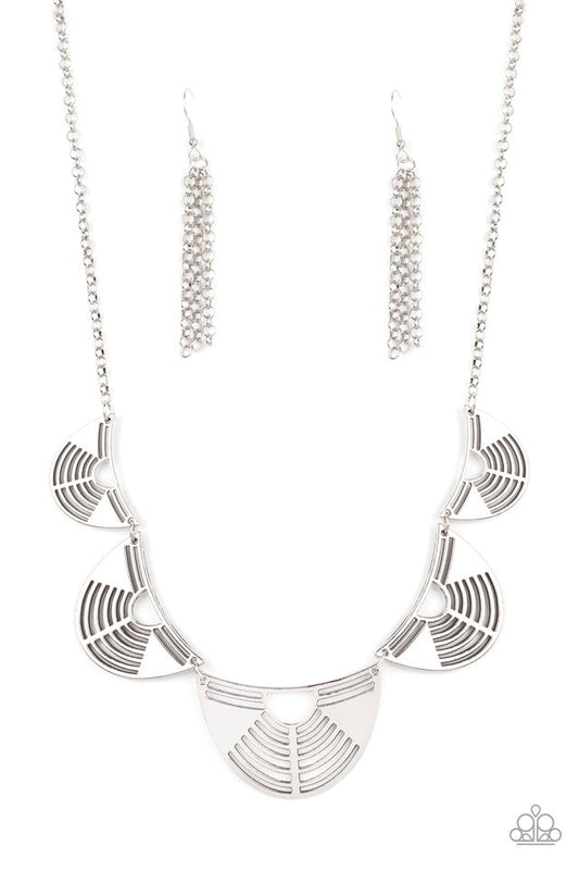 Record-Breaking Radiance - Silver - Paparazzi Necklace Image