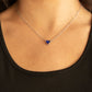 Downright Dainty - Blue - Paparazzi Necklace Image