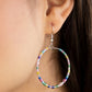 Colorfully Curvy - Multi - Paparazzi Earring Image