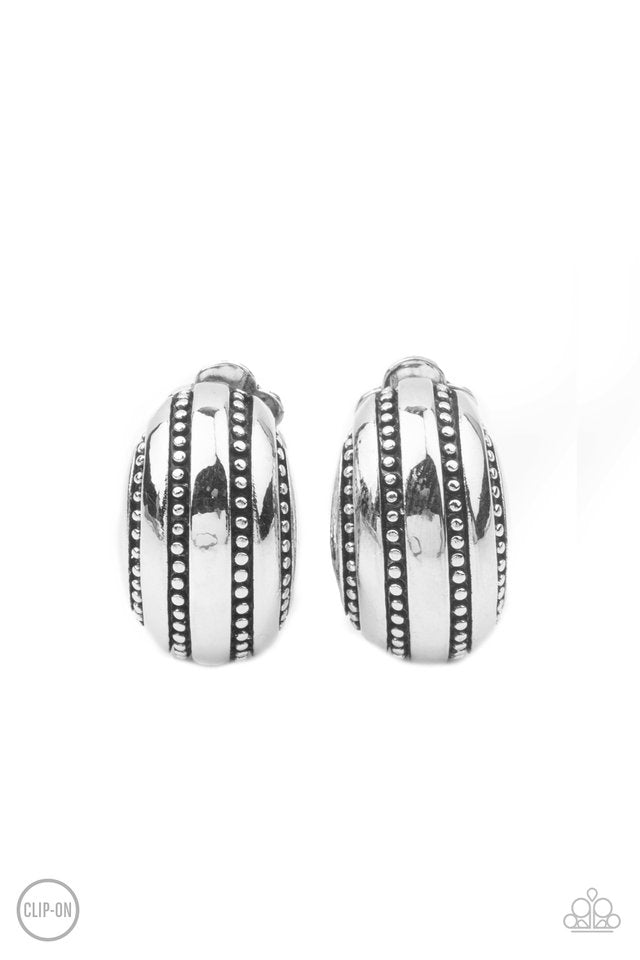 Rural Expressions - Silver - Paparazzi Earring Image