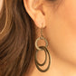 Distractingly Dizzy - Brass - Paparazzi Earring Image