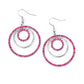 Bodaciously Bubbly - Pink - Paparazzi Earring Image