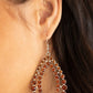 Glacial Glaze - Brown - Paparazzi Earring Image