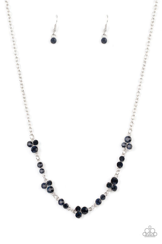 Gorgeously Glistening - Blue - Paparazzi Necklace Image