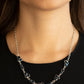 Gorgeously Glistening - Blue - Paparazzi Necklace Image