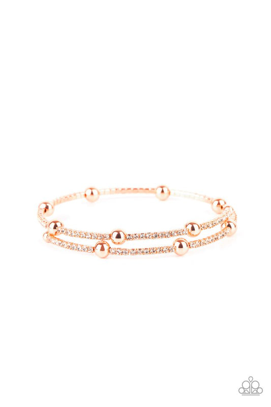 Standout Shine - Copper - Paparazzi Bracelet Image