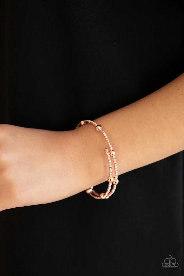 Standout Shine - Copper - Paparazzi Bracelet Image