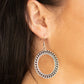 Above The RIMS - Silver - Paparazzi Earring Image