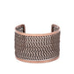 Stacked Sensation - Copper - Paparazzi Bracelet Image