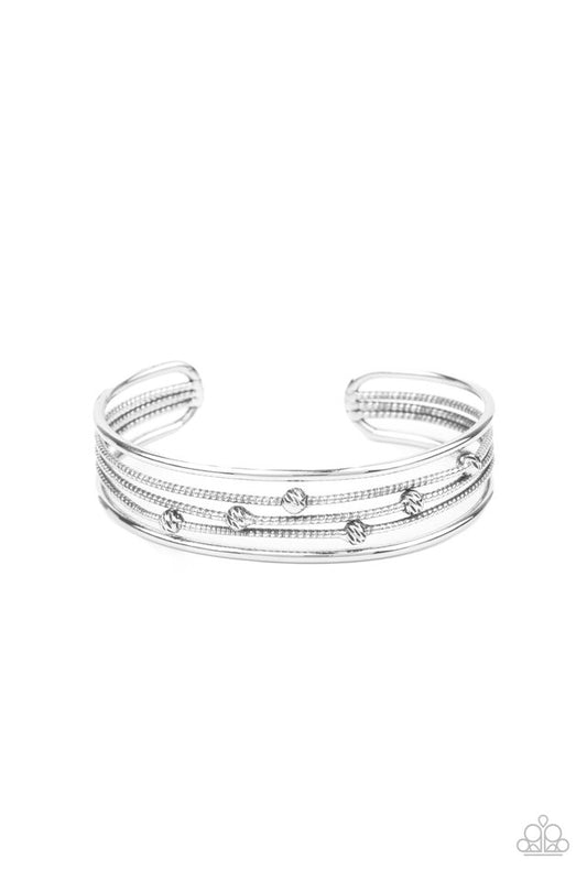 Extra Expressive - Silver - Paparazzi Bracelet Image