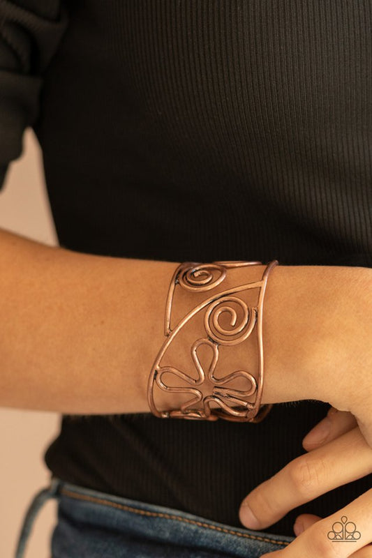 Groovy Sensations - Copper - Paparazzi Bracelet Image