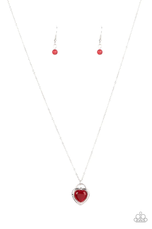 Paparazzi Necklace ~ A Dream is a Wish Your Heart Makes - Red