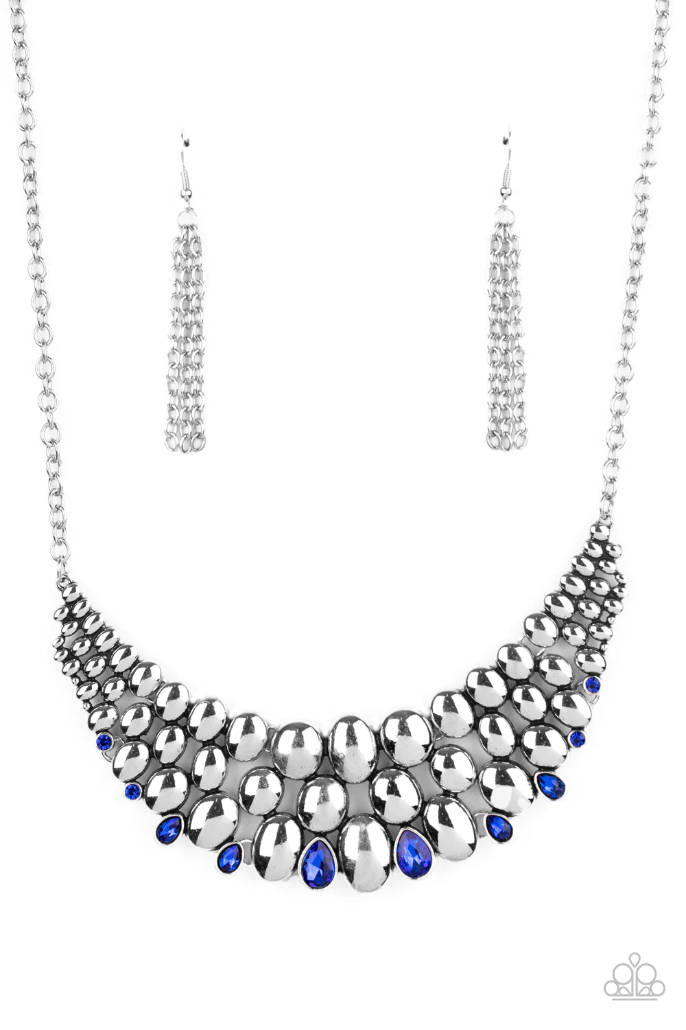 Collar Paparazzi ~ Fiesta Powerhouse - Azul