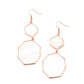 Vacation Glow - Copper - Paparazzi Earring Image