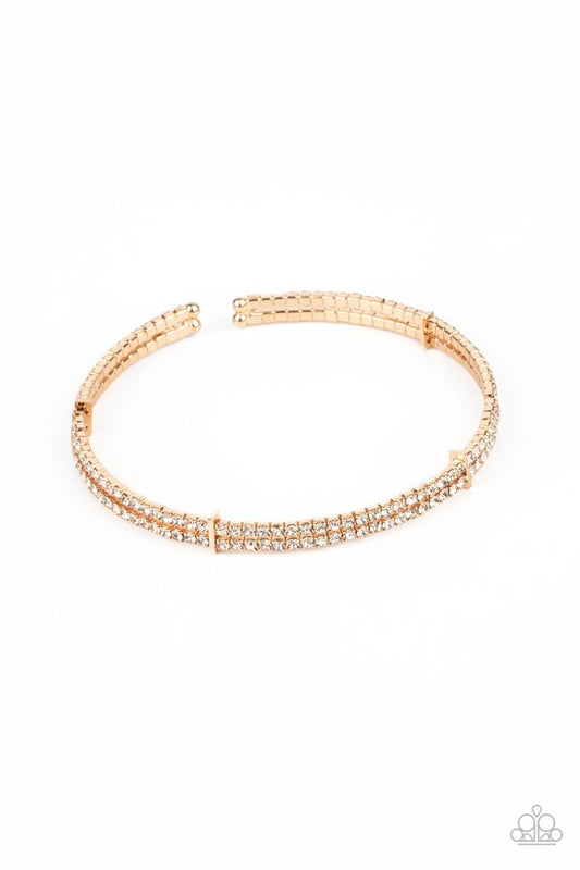 Standout Opulence - Gold - Paparazzi Bracelet Image