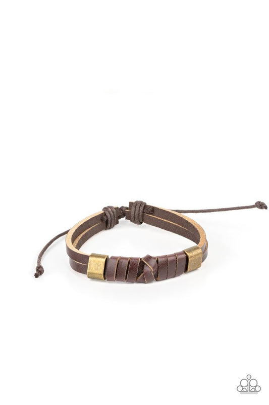 Drifter Decor - Brown - Paparazzi Bracelet Image