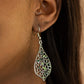Full Out Florals - Green - Paparazzi Earring Image