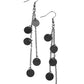 Take A Good Look - Black - Paparazzi Earring Image