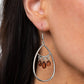 Shimmer Advisory - Brown - Paparazzi Earring Image