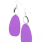 Vivaciously Vogue - Purple - Paparazzi Earring Image