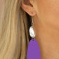 Vivaciously Vogue - Purple - Paparazzi Earring Image