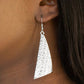Ready The Troops - Silver - Paparazzi Earring Image