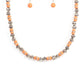 ZEN You Least Expect It - Orange - Paparazzi Necklace Image