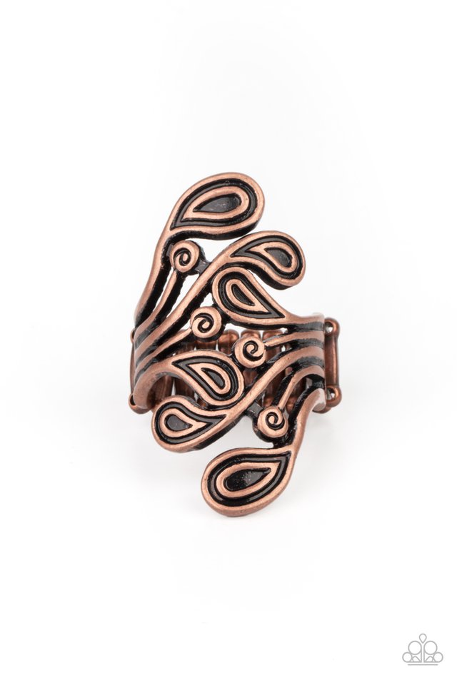 FRILL In The Blank - Copper - Paparazzi Ring Image