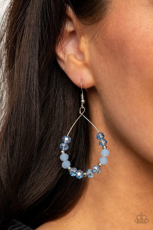 Wink Wink - Blue - Paparazzi Earring Image