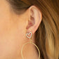 Love Your Curves - Gold - Paparazzi Earring Image