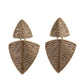 PRIMAL Factors - Brass - Paparazzi Earring Image