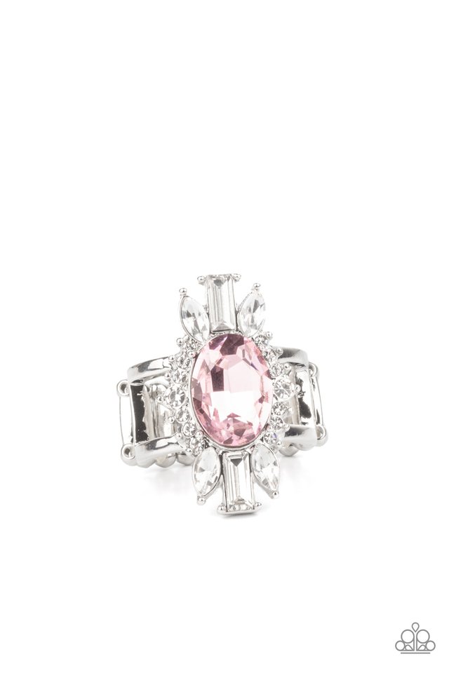 Icy Icon - Pink - Paparazzi Ring Image