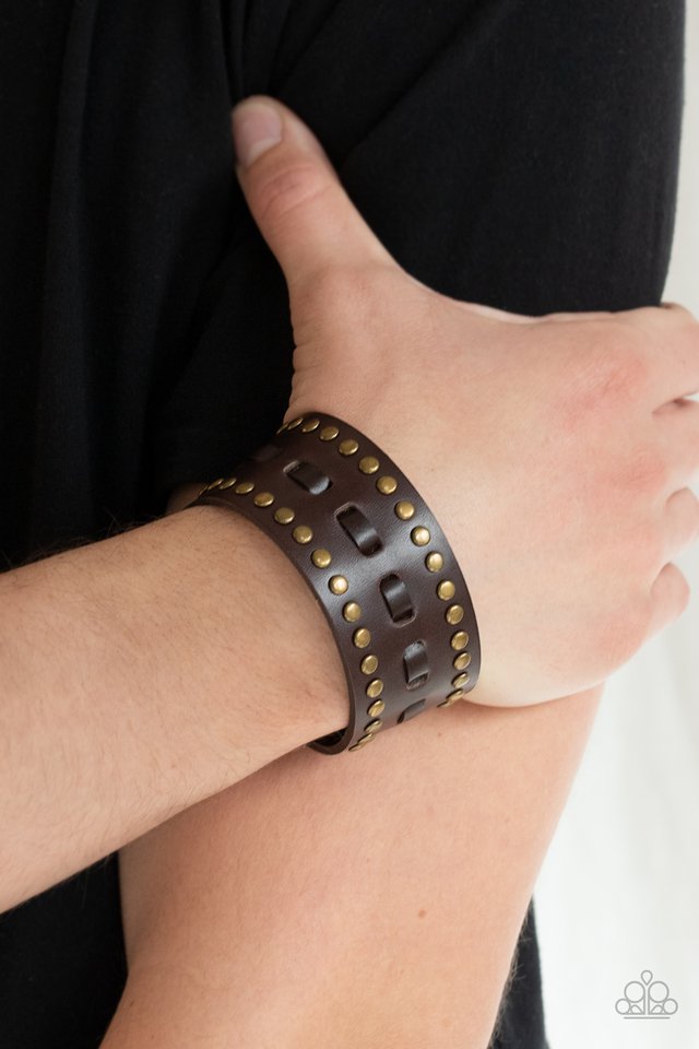 A ROAM With A View - Brown - Paparazzi Bracelet Image