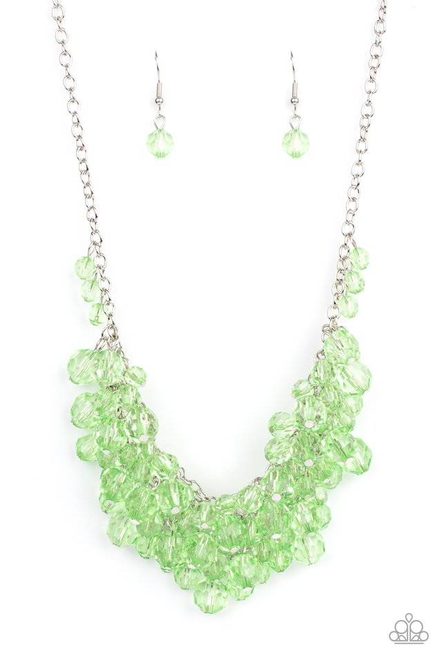 Let The Festivities Begin - Green - Paparazzi Necklace Image