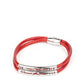 What a WANDER-ful World - Red - Paparazzi Bracelet Image