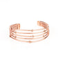 Face The METALLIC Music - Copper - Paparazzi Bracelet Image