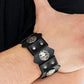 Electrified Edge - Black - Paparazzi Bracelet Image