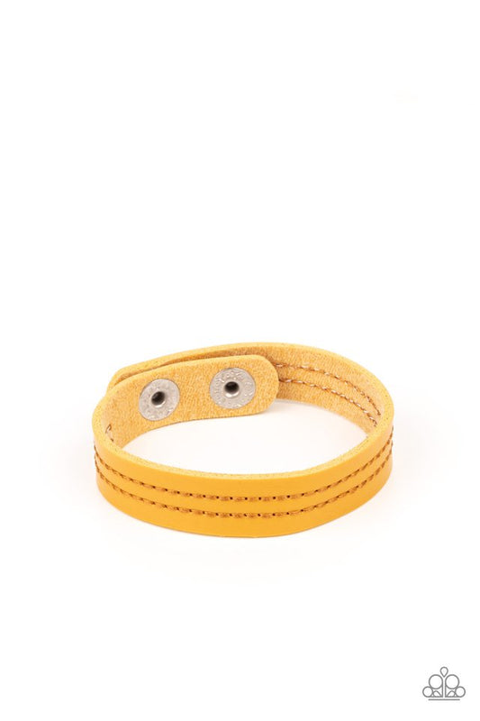 Life is WANDER-ful - Yellow - Paparazzi Bracelet Image