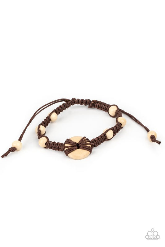 The Road KNOT Taken - Brown - Paparazzi Bracelet Image