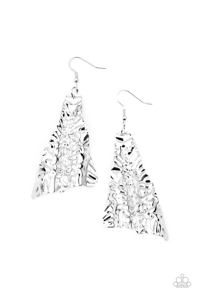 How FLARE You! - Silver - Paparazzi Earring Image