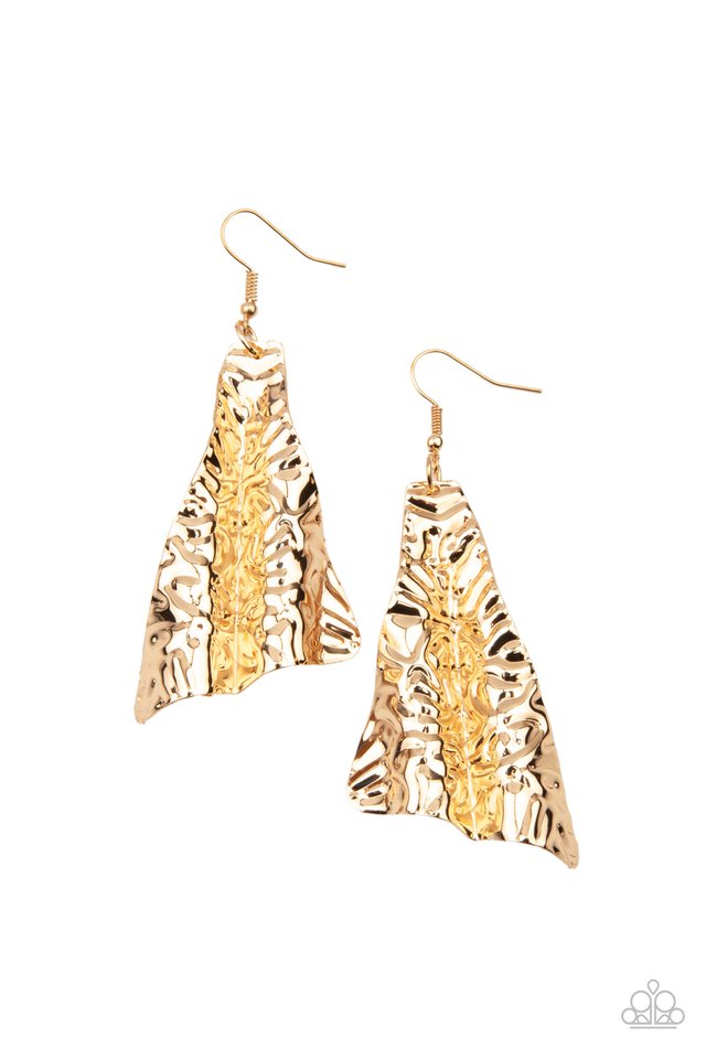How FLARE You! - Gold - Paparazzi Earring Image